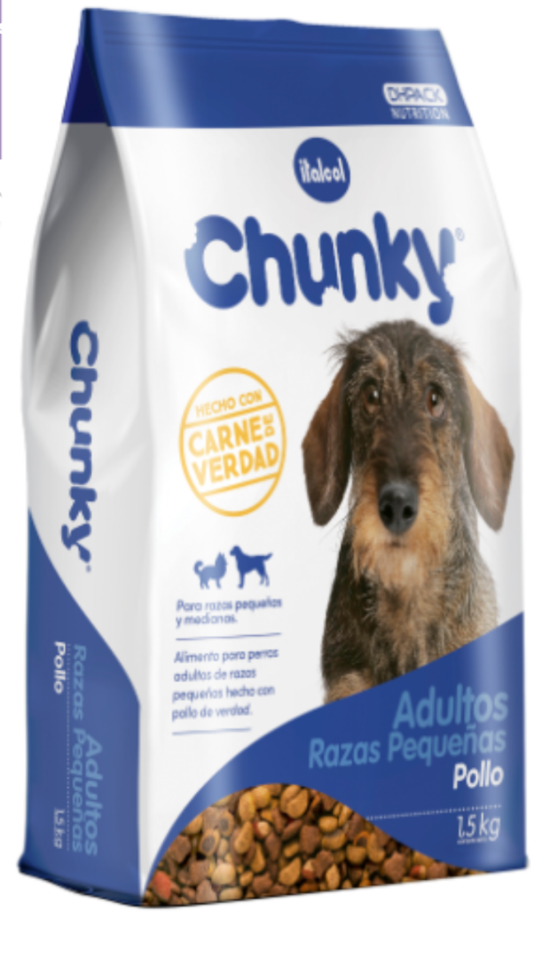Chunky - Pollo Razas Pequeñas Adulto 4 kilos