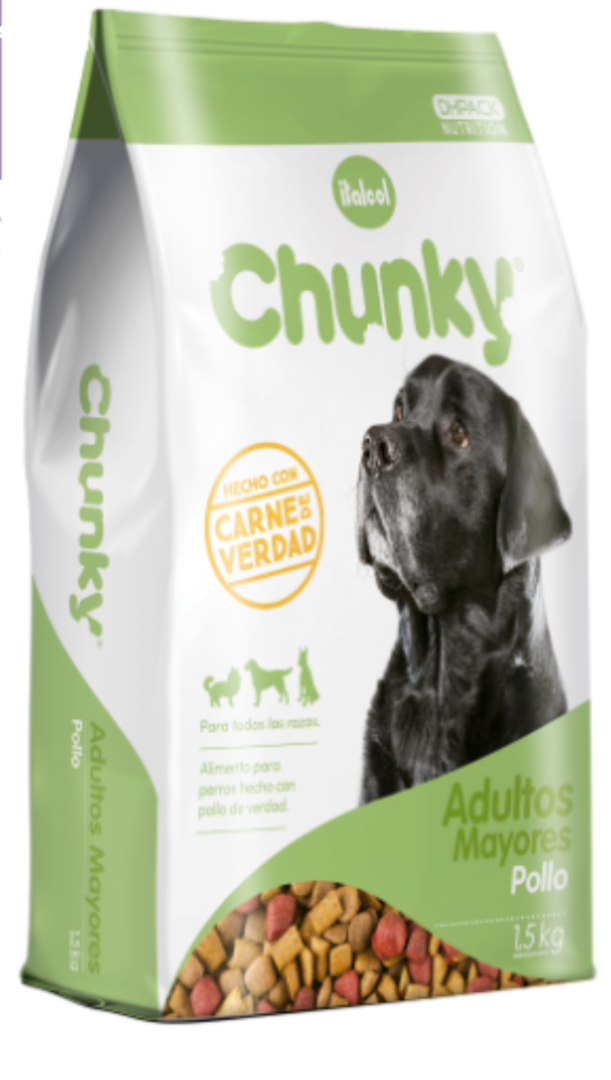 Chunky - Pollo Adultos Mayores 1.5 kilos