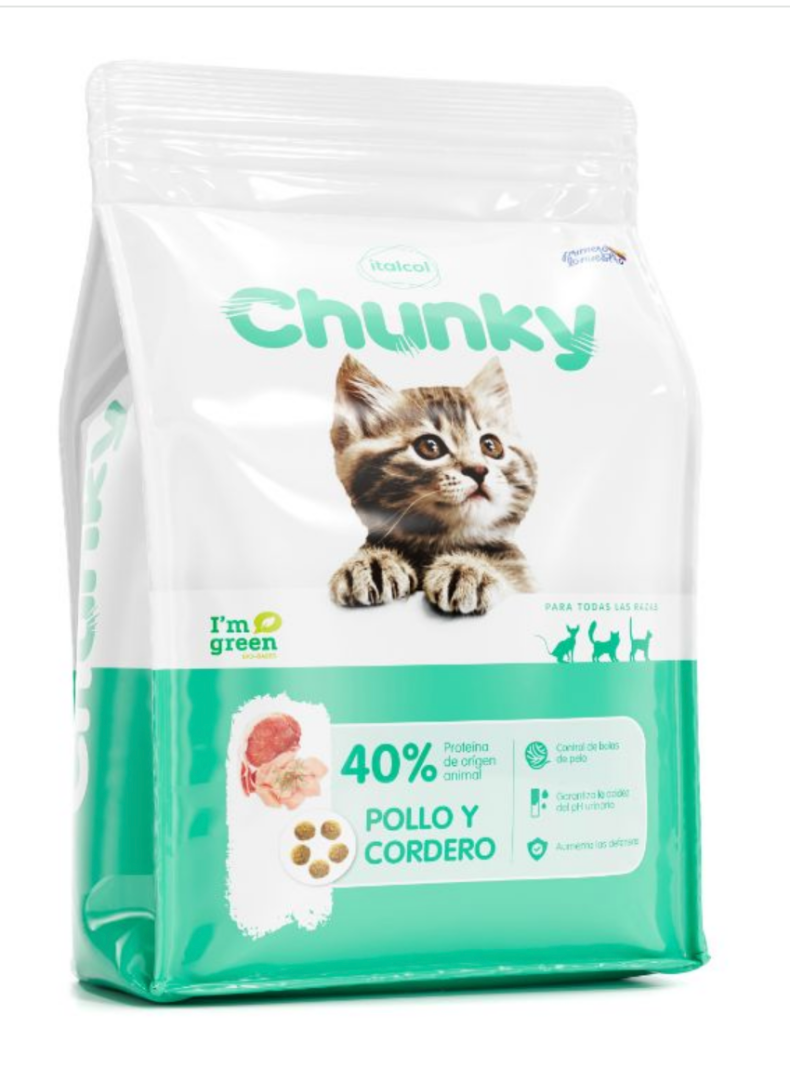 chunky pollo gaticos 8 kilos